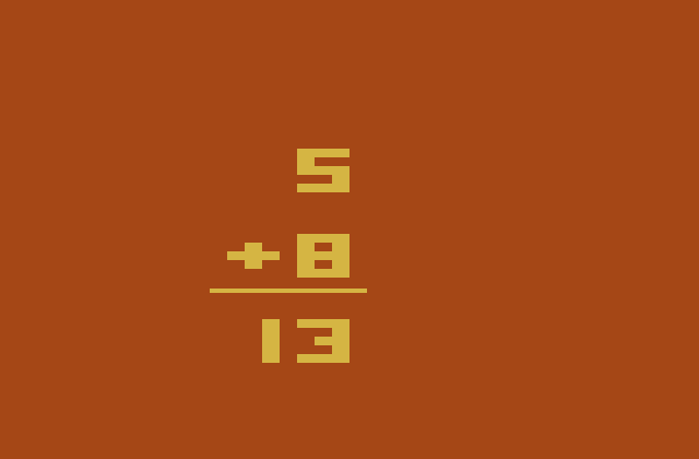 Fun With Numbers screenshot 4 for Atari 2600